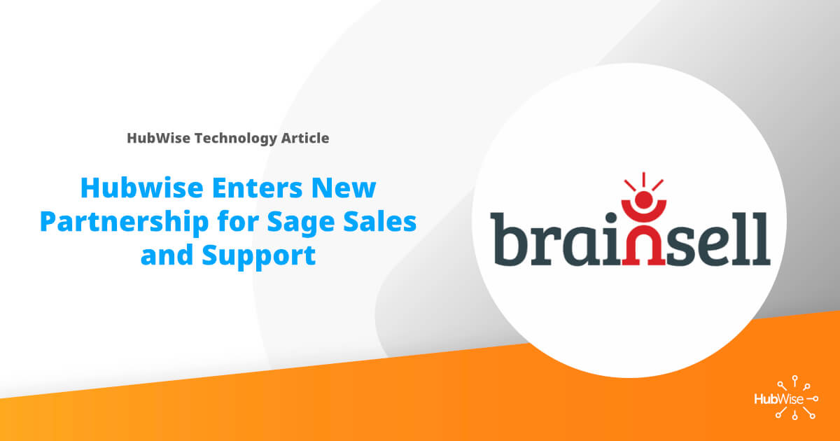 HubWise Enters New Partnership for Sage Sales and Support